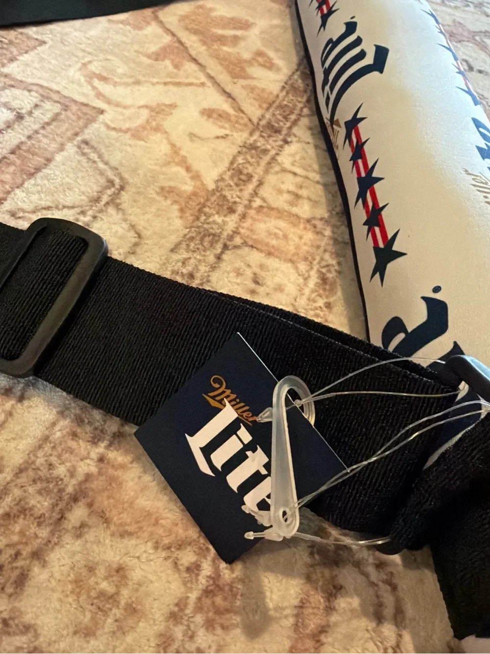 Miller Lite Branded White Neck Cooler Strap - Picture 8 of 10